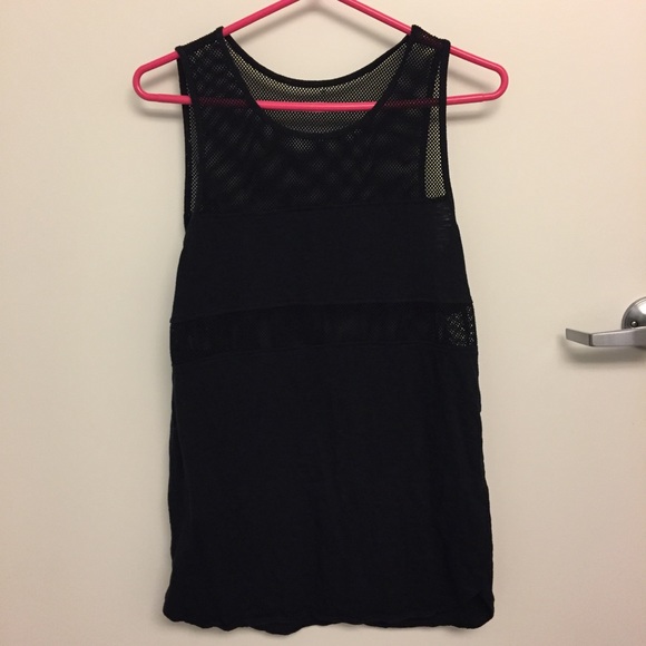 FOREVER 21 Tank Top w/ Mesh Panels - Picture 2 of 8